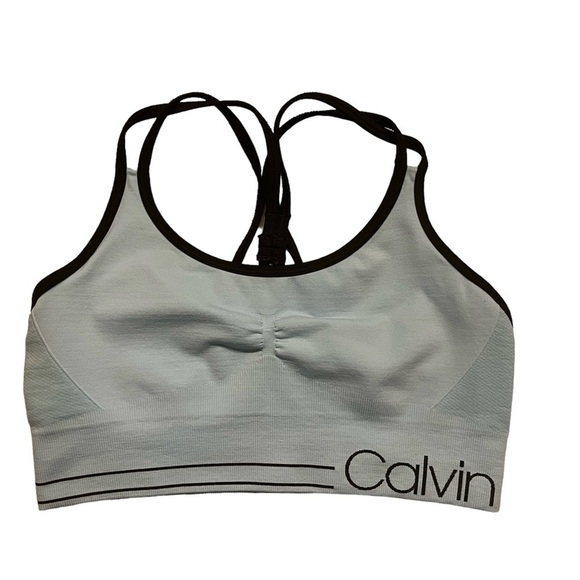 Calvin Klein Performance Strappy Sports Bra - Picture 1 of 5